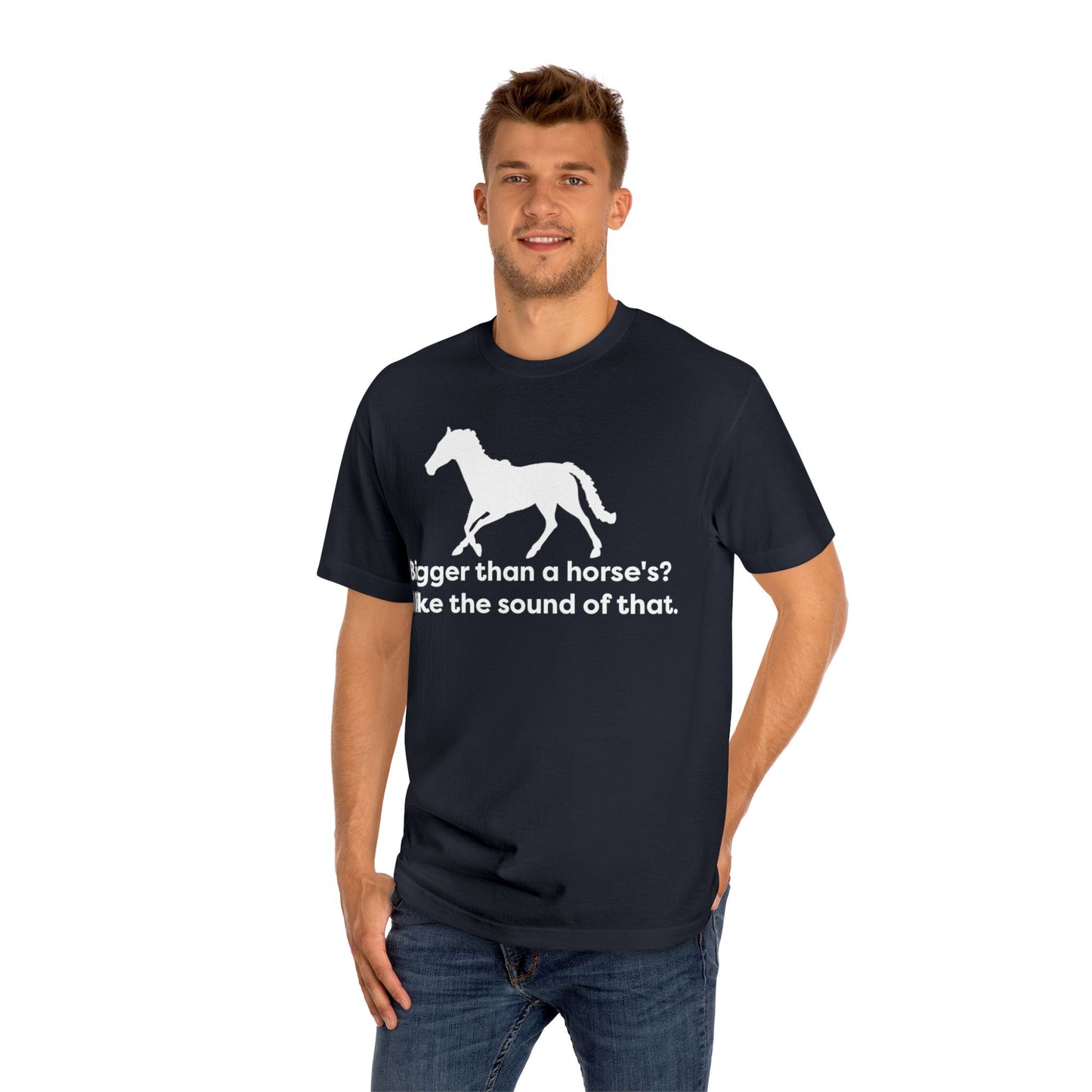 BIGGER THAN A HORSE'S? (I like the sound of that)