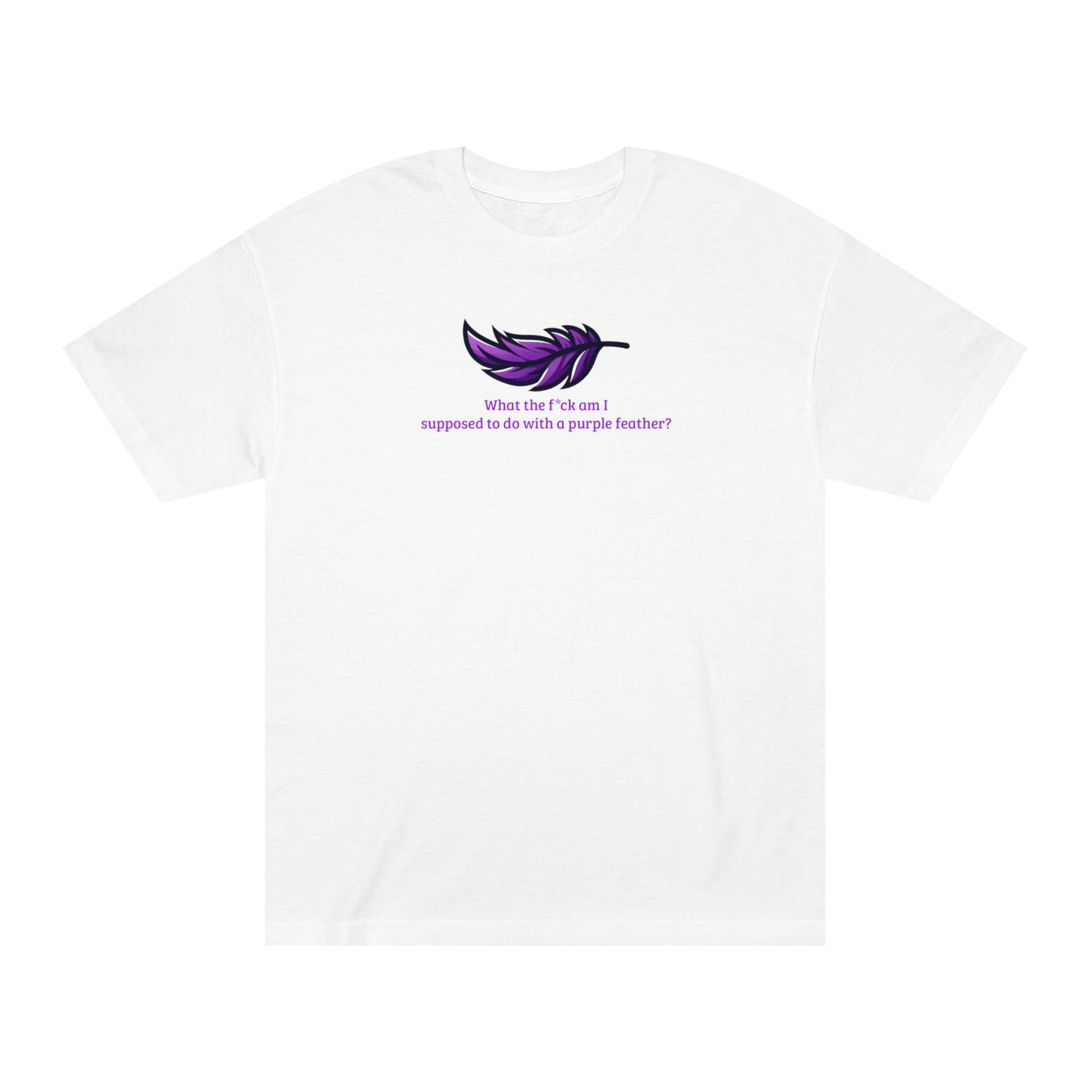 Purple Feather Tee