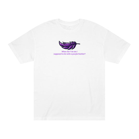 Purple Feather Tee