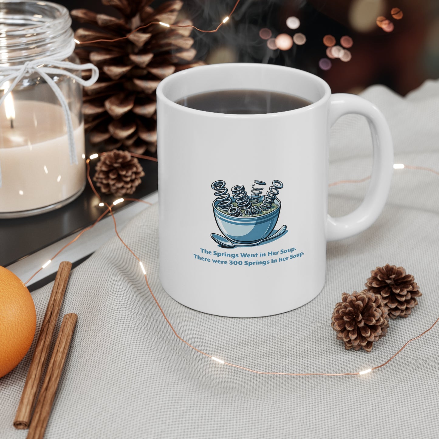 Springs in Soup Mug 11oz