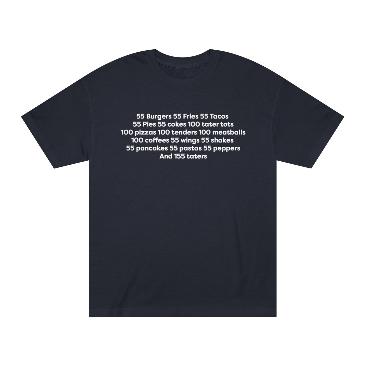 DRIVE THRU TEE (55 Burgers 55 Fries)